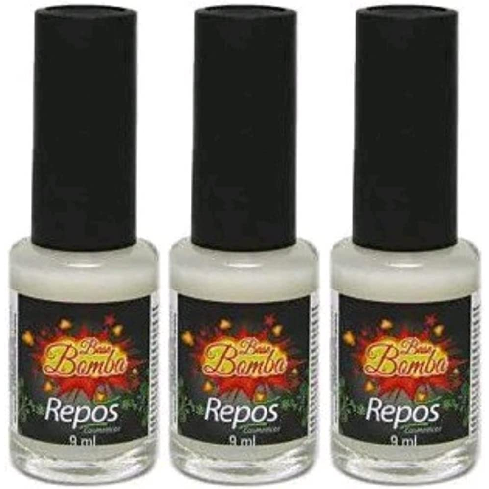 03 Base Bomba 9ml Fortalecedora e Crescimento de Unhas Repos Cosméticos em Oferta na Shopee