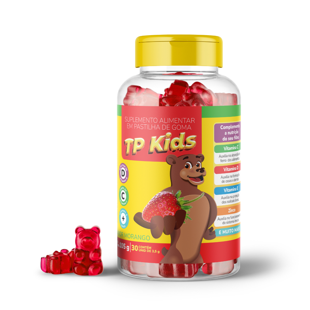 MULTIVITAMINICO INFANTIL VITAMINAS KIDS IMUNIDADE EM GOMAS MASTIGÁVEIS