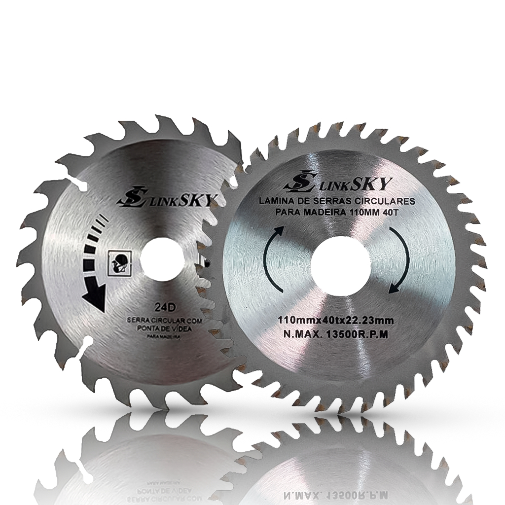 Disco Para Serra Mármore Circular 4 1/2 POL. 110 X 22mm 24 Ou 40 Dentes em Oferta na Shopee