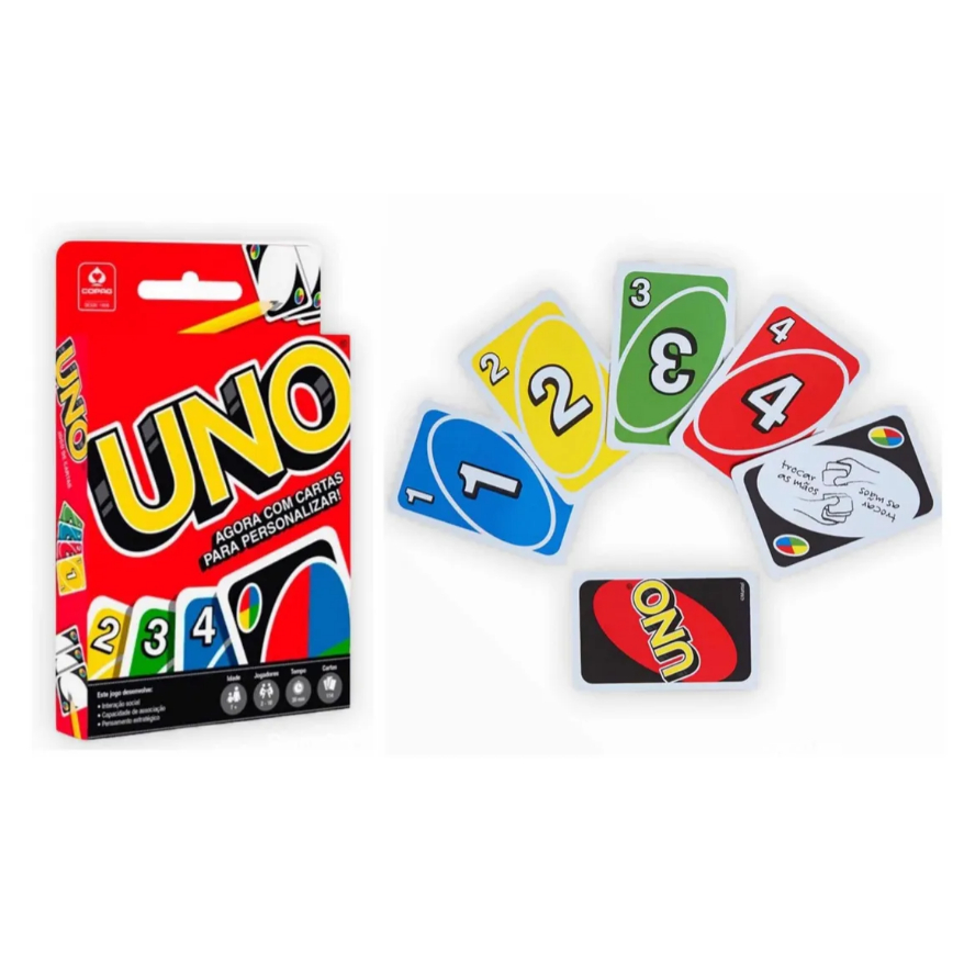 Jogo De Mesa Baralho Uno Copag Cartas Classico