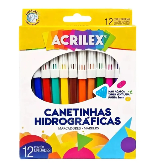 Canetinha 6 Cores Acrilex: Onde Comprar | BuscaProdutos