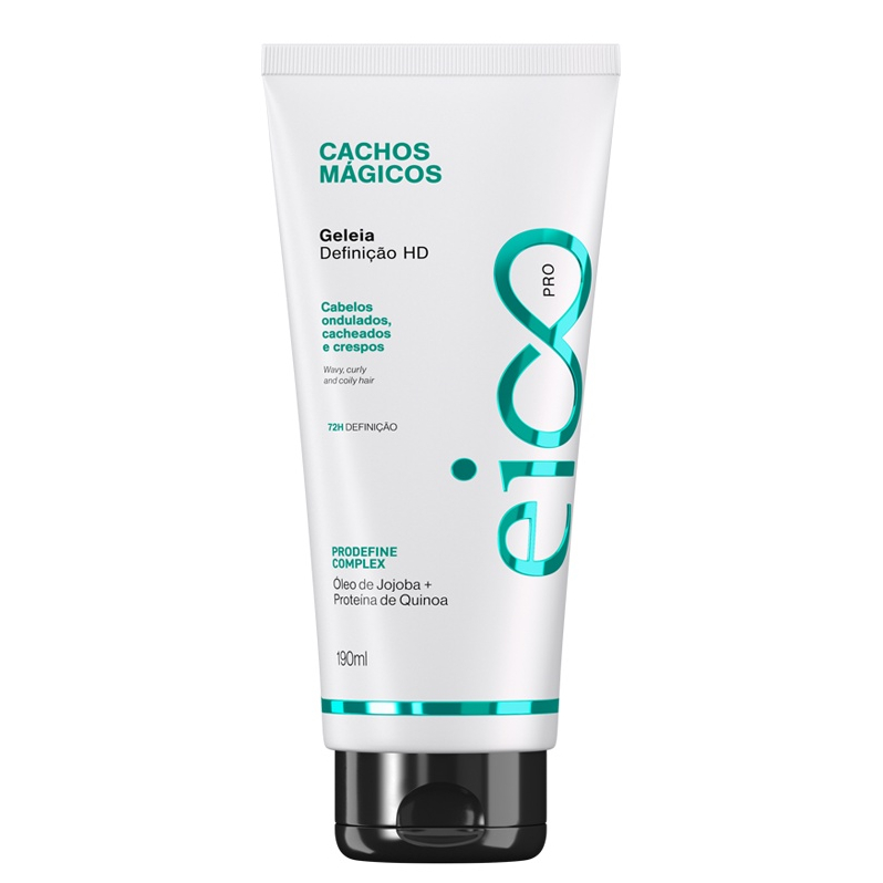 Eico Professional Geléia Definição HD Cachos Mágicos Proteção Térmica 190ml Cabelos Cacheados Crespos Ondulados em Oferta na Shopee