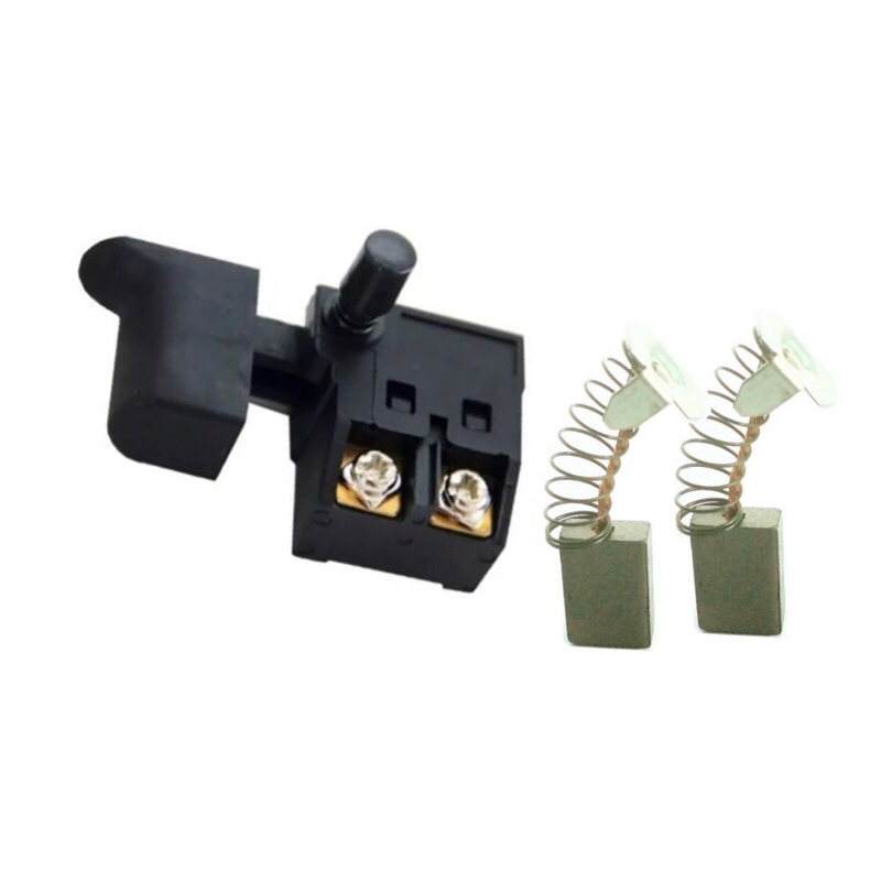 Gatilho Interruptor P/ Serra Mármore Makita 4100nh + Carvão