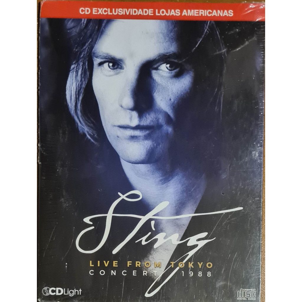 Cd original Sting Live From Tokyo Concert 1988 (Lacrado)