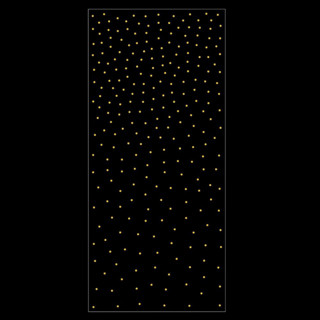Folha Salp. Dourada - Ref.4331 - aplique strass