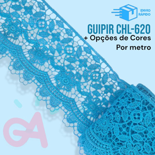 Renda Guipir - CHL 620 - 9,5 cm - 1 metro em Oferta na Shopee