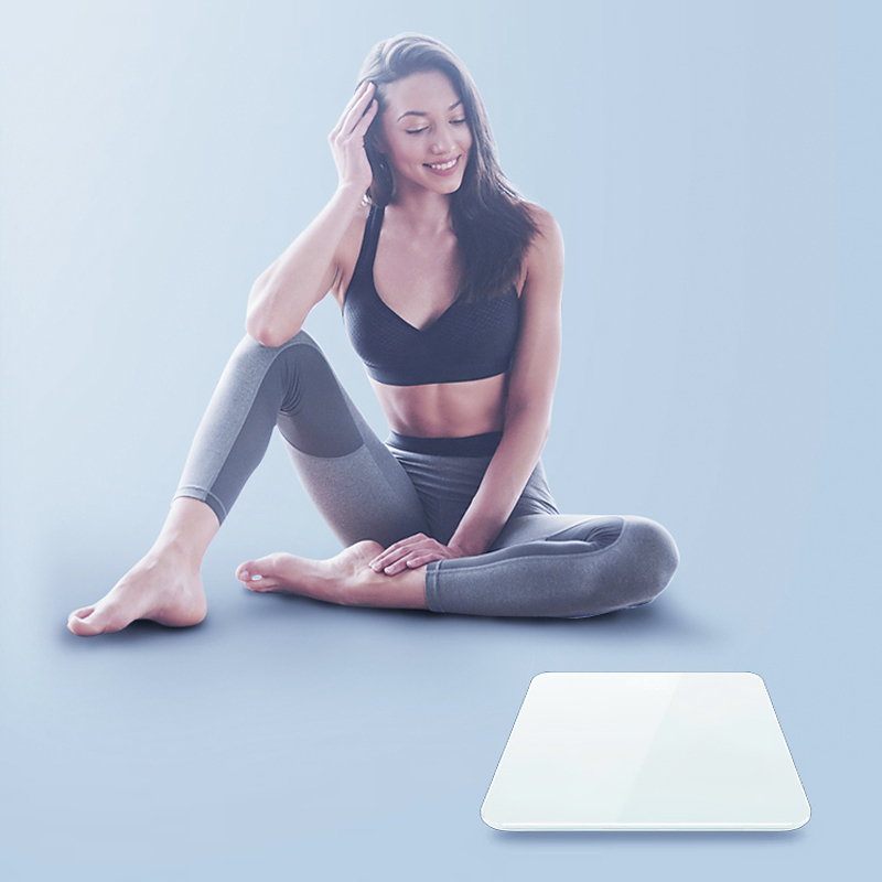 Balança de Banheiro Corporal Pesa 180kg de Vidro Painel LCD