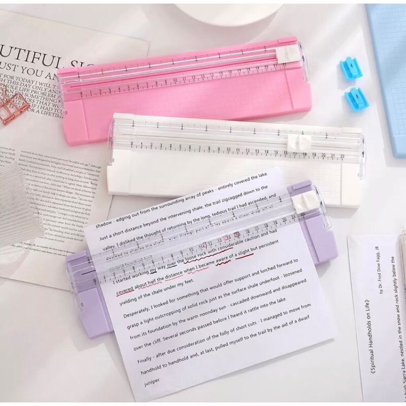Guilhotina / máquina de cortar papel portátil