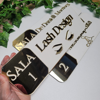 Placas Identificação/Sinalização Profissão PERSONALIZE SUA PLACA COM SUA LOGO, Salas, Copa, etc em Oferta na Shopee