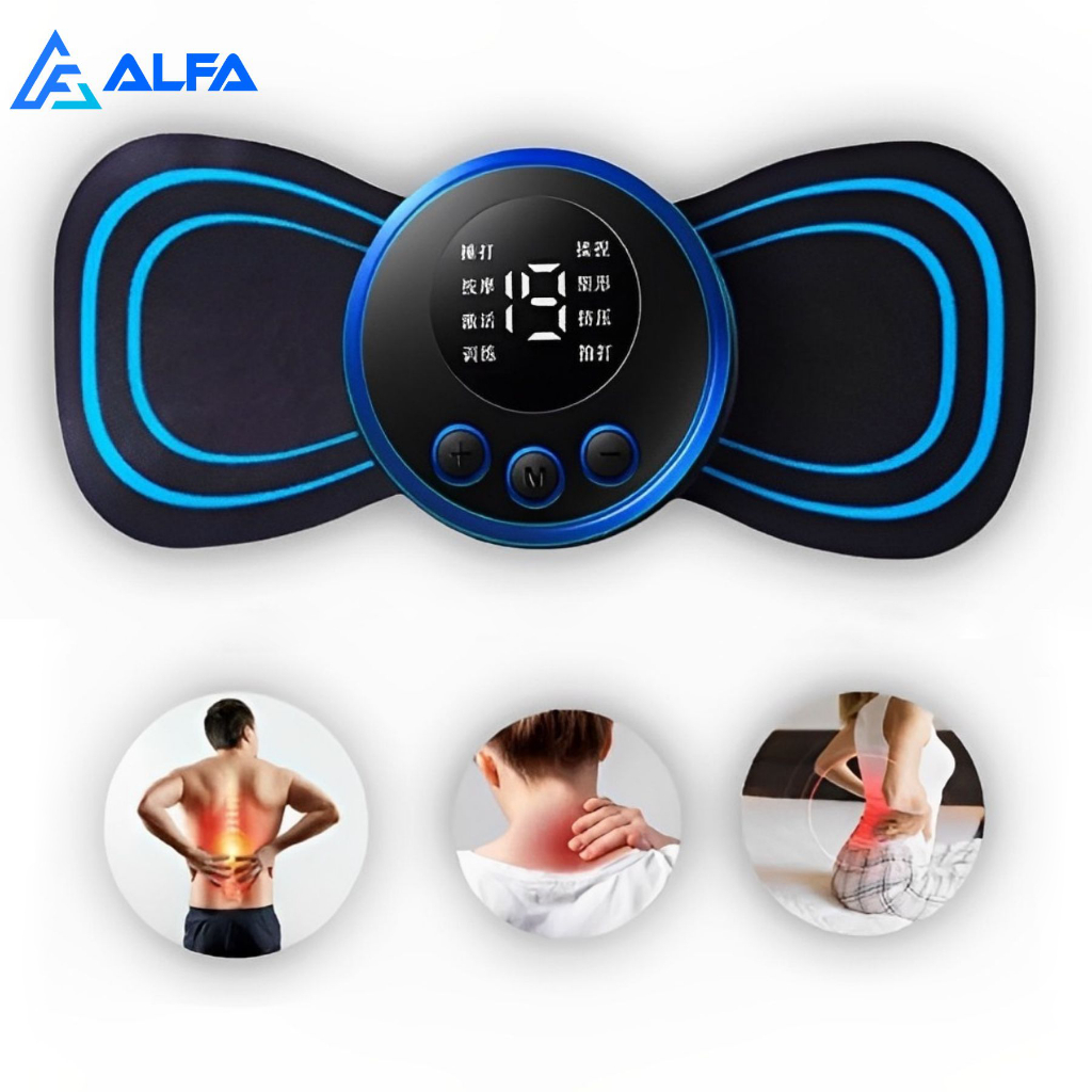 Mini Massageador de Cervical Elétrico Portátil Alivia Dores Corpo Pescoço