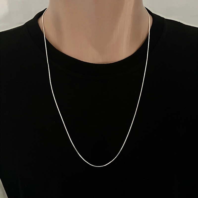 Cordão Correntinha Corrente Prata 925 Banhada 1.2mm Fina 50cm 60cm 70cm 80cm em Oferta na Shopee