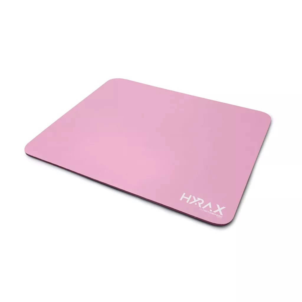 Mousepad Gamer Hyrax Control, 450x450x5mm, Borda Costurada, Rosa - HMP450PC