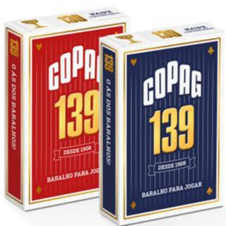 Baralho Copag 139 Original Plastico 2 Unidades