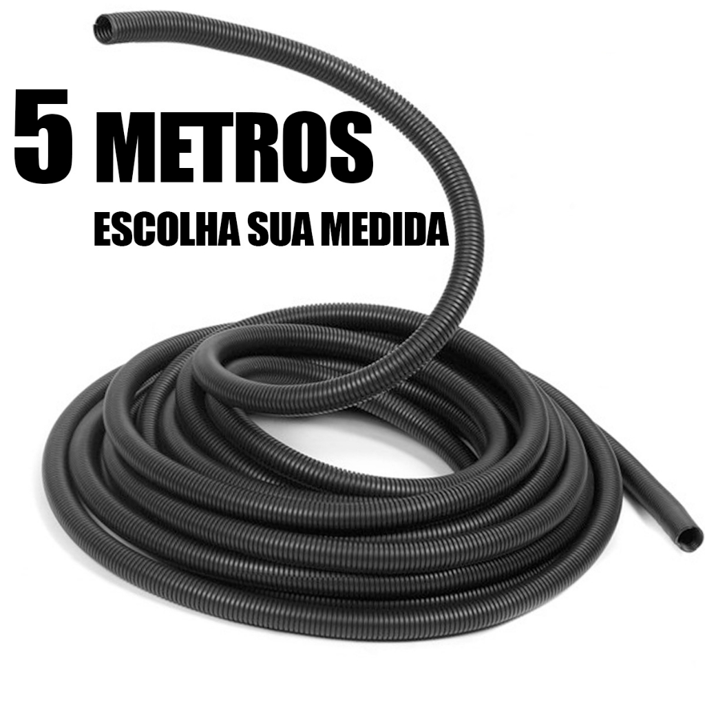 Conduite corrugado 4,5mm 7,5mm 9,5mm 12,7mm escolha a medida