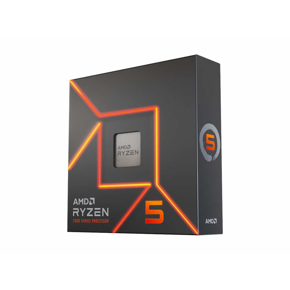 PROCESSADOR AMD Ryzen 5 7600X (6C/12T) 4.7GHz/6MB+32MB/105W/AM5 BOX (AMD)