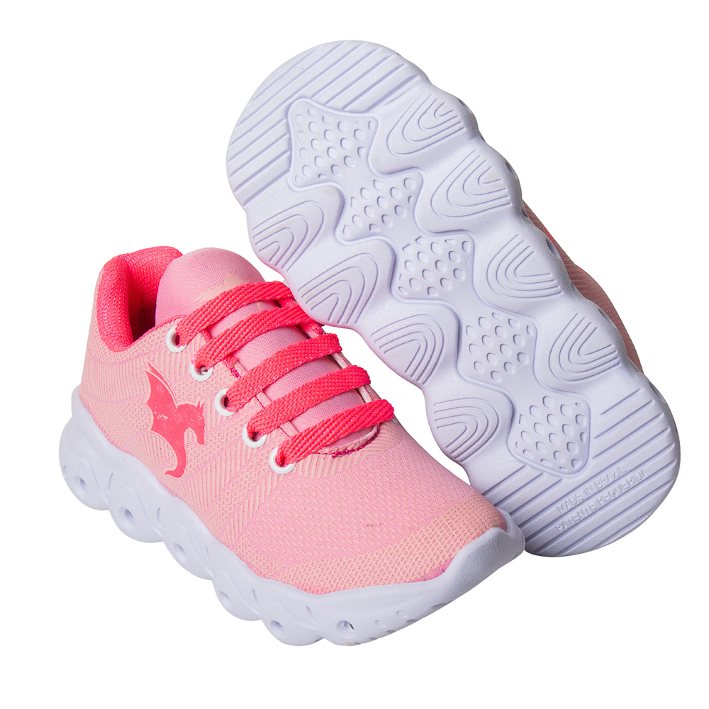 Tenis Feminino Eragon LED Escolar Pisca Pisca
