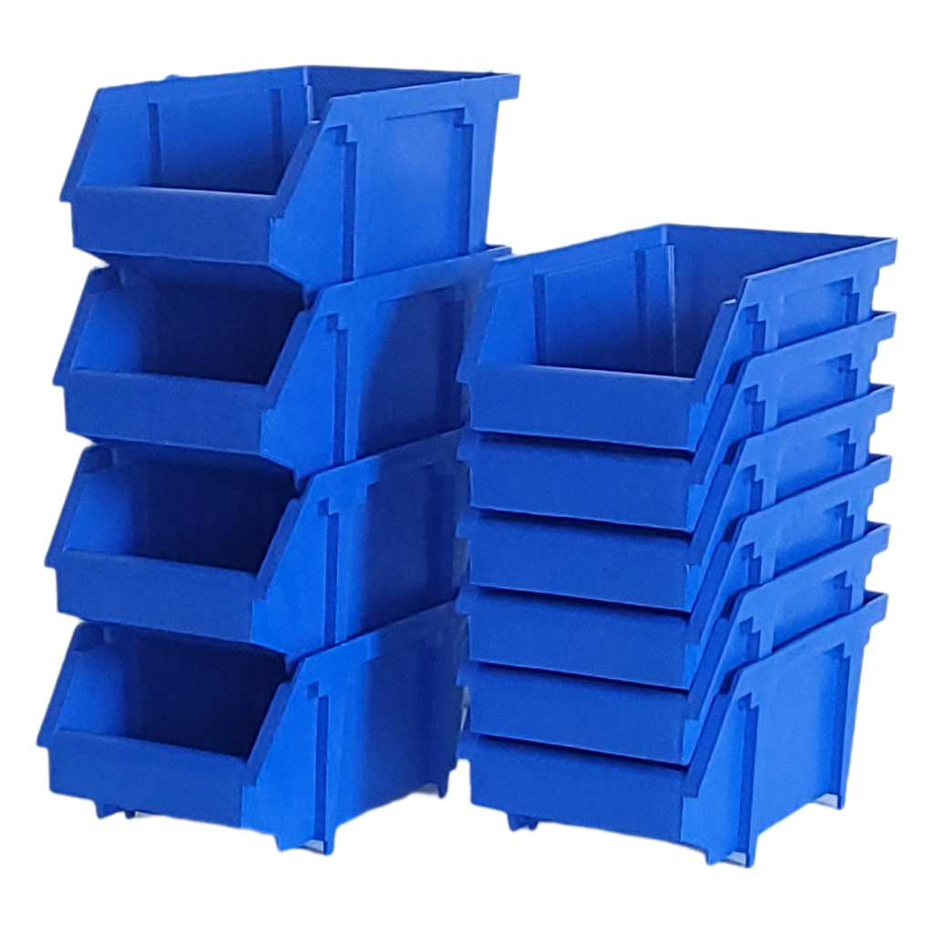 Kit 10 Caixa Gaveta Plástica Organizadora Bin Nº3 Plus em Oferta na Shopee