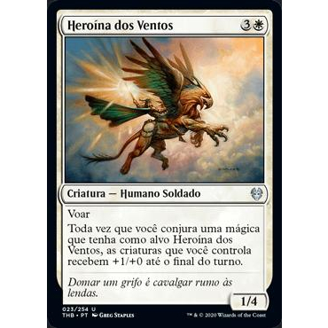 Heroina dos Ventos (Humano / Soldado) - - Magic The Gathering