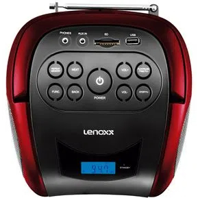 Rádio Portátil Boombox Lenoxx BD 150 Bluetooth USB SD 4W - Lenoxx sound
