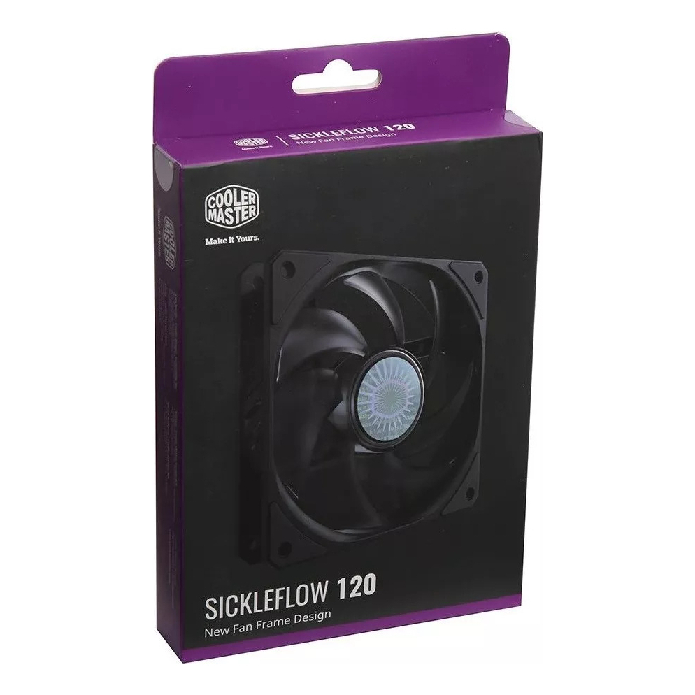 Cooler Master Sickleflow 1800 Rpm P/ Gabinete 120mm 12cm Sem Led