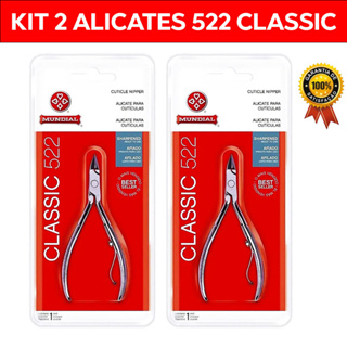 Kit com 2 Alicates Cutícula Unha 522 Mundial Classic em Oferta na Shopee