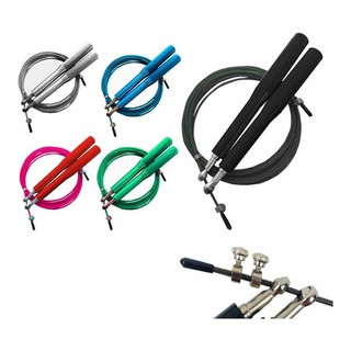 Corda Pular plastico Crossfit Rolamento Speed Profissional