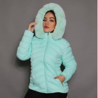 Jaqueta Metalassê Feminina Puffer Bobojaco Peluciada