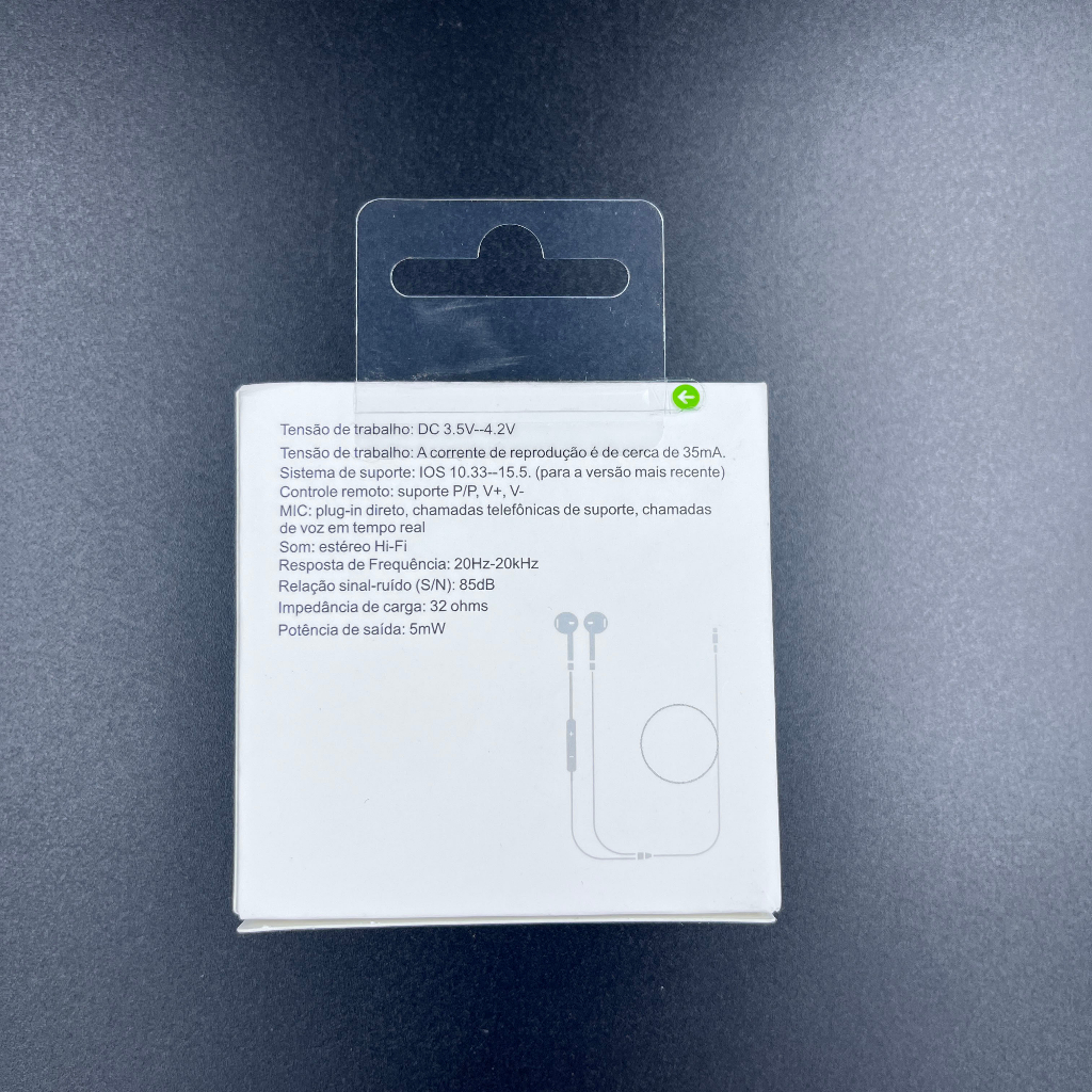 Fone De Ouvido Lightning Com Fio Para iPhone Sem Bluetooth Original Inova-30097