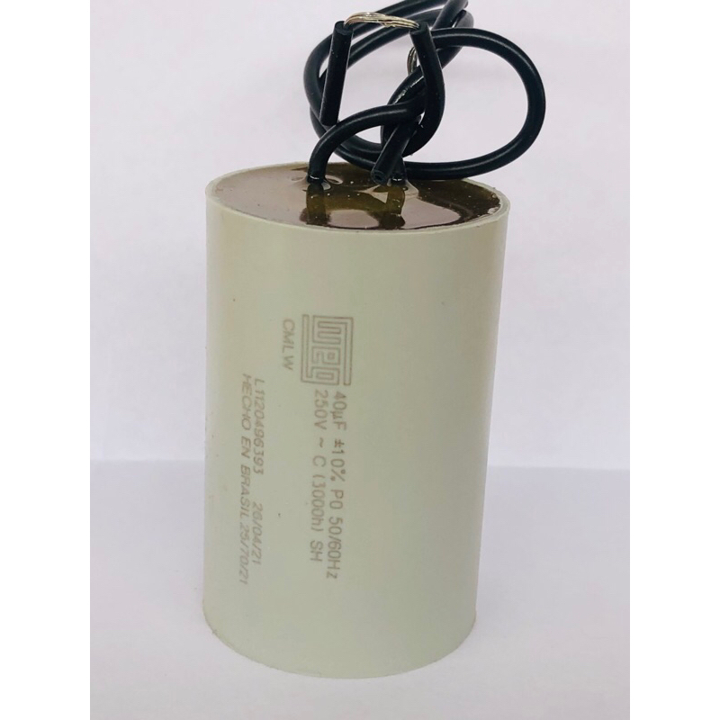 Capacitor Weg 40uf 250vac P/ Portão Eletrônico Produto Ori