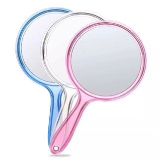 Espelho de Mão Dois Lados e Um lado com lente de aumento 01unid em Oferta na Shopee