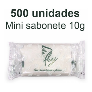 Kit 500 Mini Sabonetes 10g - Ideal para Hotéis, Motéis, Pousadas, Airbnb - Qualidade e Economia! em Oferta na Shopee