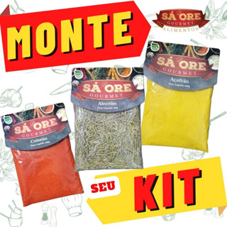 Temperos e Condimentos Especiarias Monte seu KIT Para Comida Salada Cozinhar Carne Gourmet Naturais