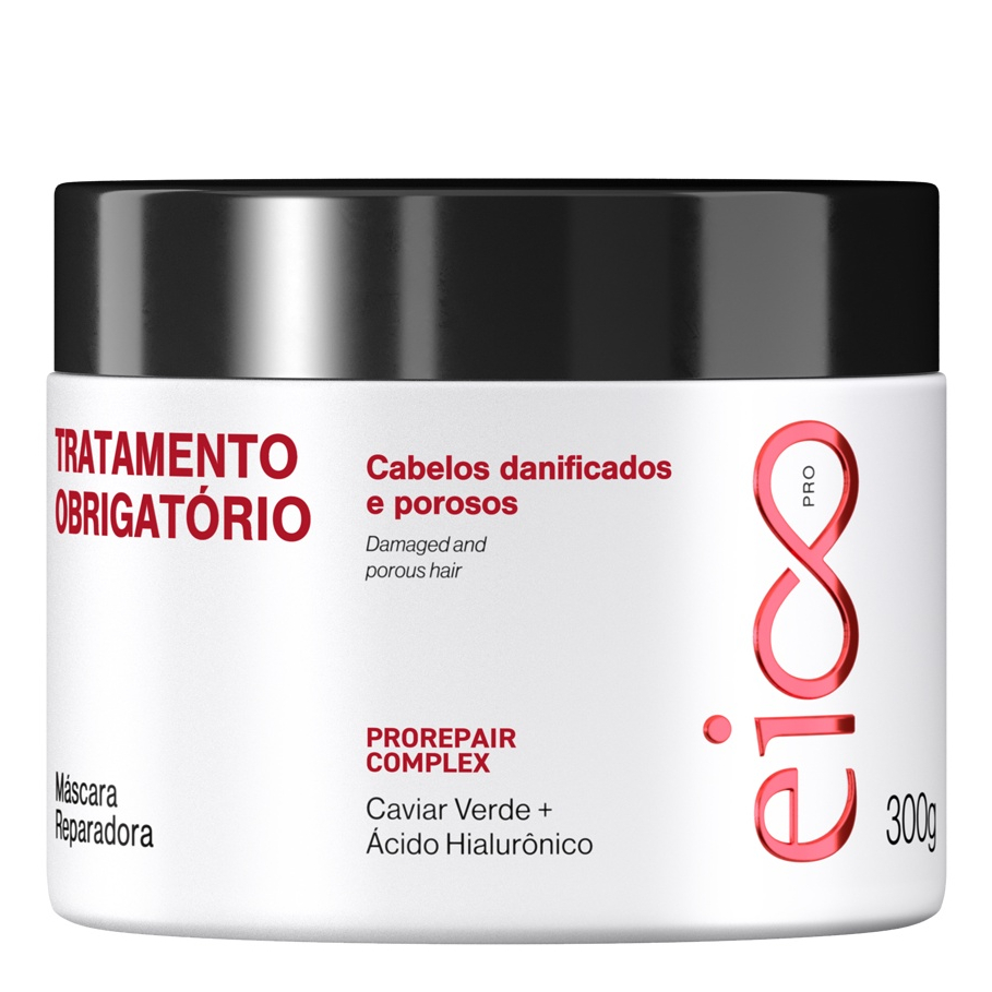 Eico Professional Tratamento Obrigatório Máscara Creme Hidratação Reparadora Reconstrução Capilar 300g em Oferta na Shopee