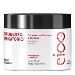 Eico Professional Tratamento Obrigatório Máscara Creme Hidratação Reparadora Reconstrução Capilar 300g