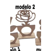 30 porta bombom modelo rosa em mdf