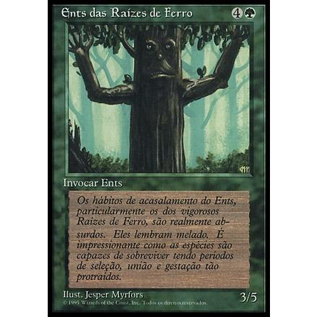 Ents das Raizes de Ferro (Ent) - - Magic The Gathering