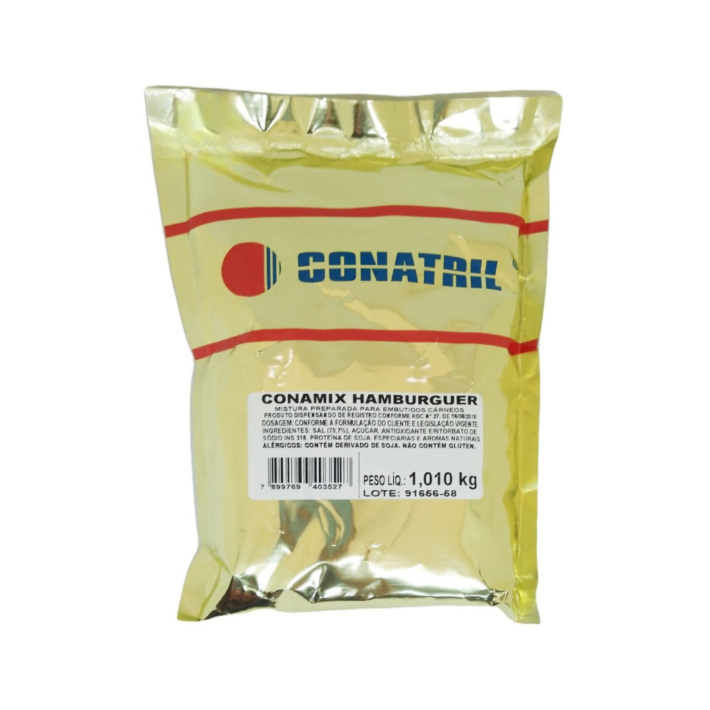 Conamix Hambúrguer - Condimento Completo Pacote 1 KG em Oferta na Shopee