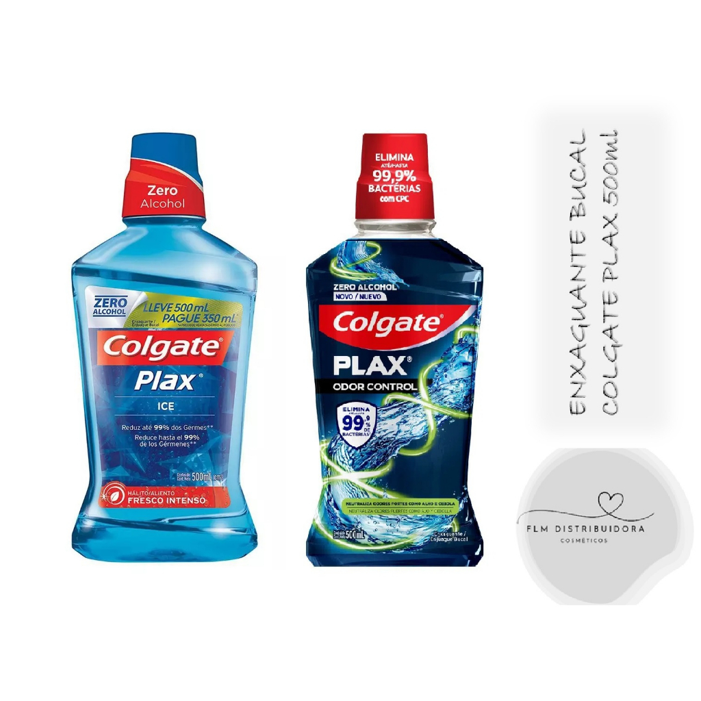 Enxaguante Bucal Colgate Plax 500ml (escolha o tipo)