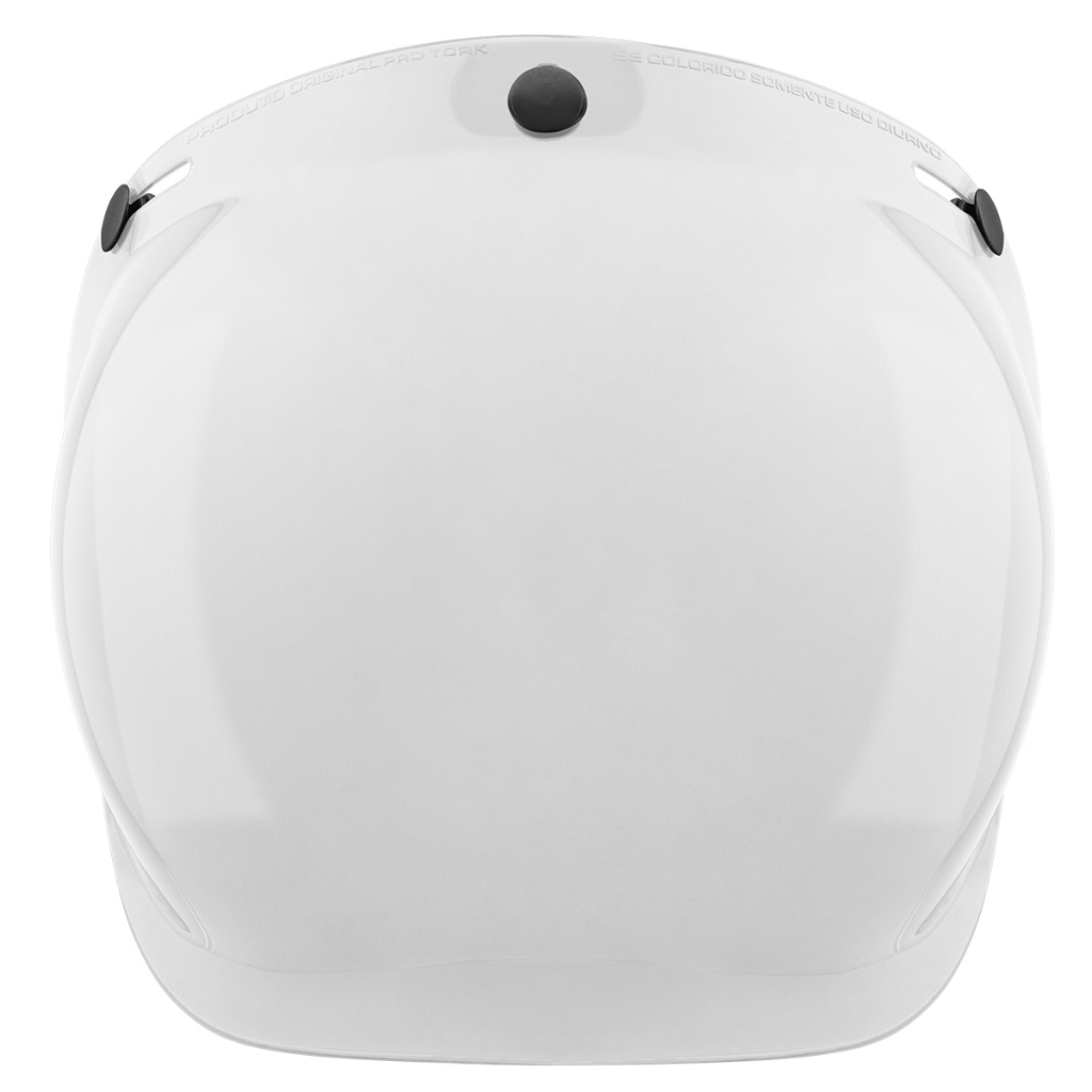 Viseira Bolha Para Capacete Moto Aberto Bubble Custom Universal Cristal Pro Tork em Oferta na Shopee