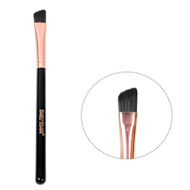 Pincel R03 Chanfrado Macrilan Linha Rosê Para Sombras