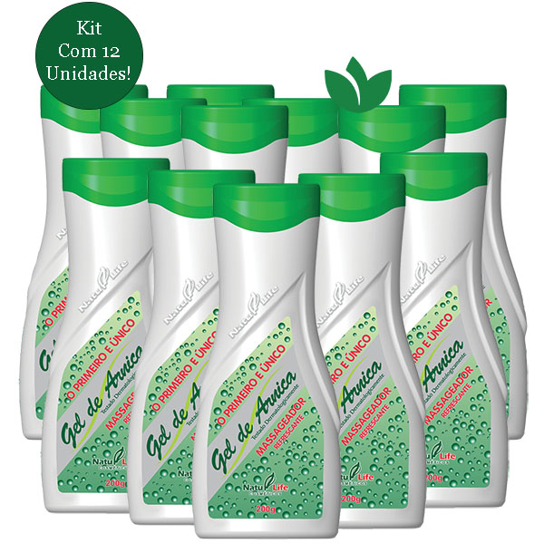 Kit Com 12 Unidades GEL DE ARNICA Natu Life