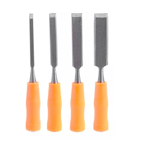 Kit Jogo Formão Entalhe Para Artesão Marceneiro Kit 4 Peças Amolar Afiar Entalhar Madeira Multiuso em Oferta na Shopee