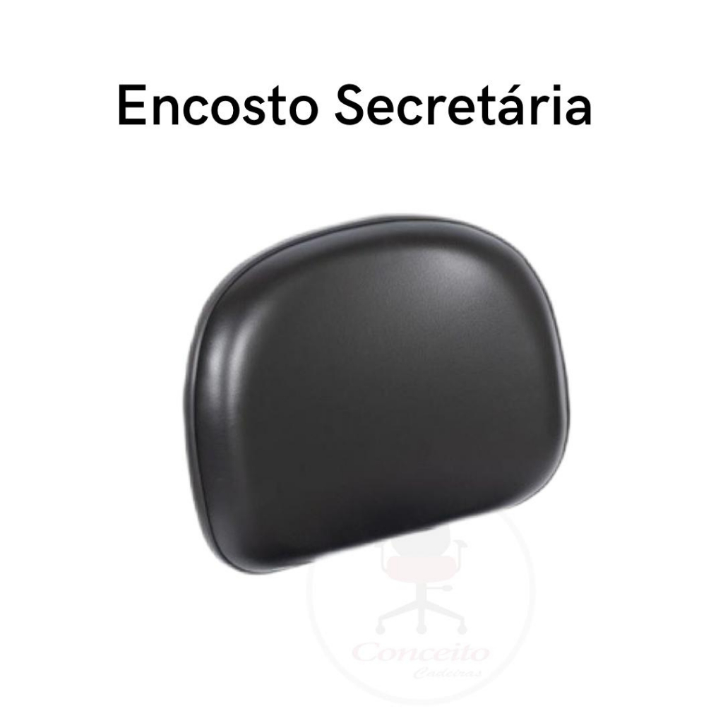 Encosto para Cadeira Secretária Escritório Giratória Fixa Longarina Estética Tatuador Dentista Podólogo Manicure Extensão de Cilios Nails Designer