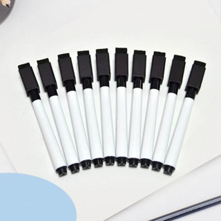 5 Canetas Para Quadro Branco Com Apagador E Imã - Caneta Pra Lousa - Tinta Preta Ou Tinta Colorida em Oferta na Shopee
