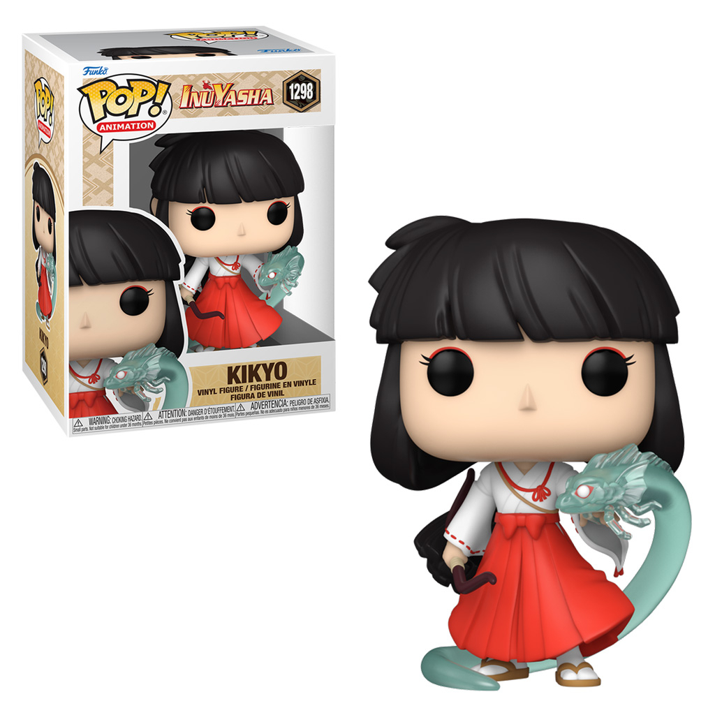 FUNKO POP ANIMATION INUYASHA EXCLUSIVE - KIKYO 1298 (GLOWS IN THE DARK) NOVO ORIGINAL