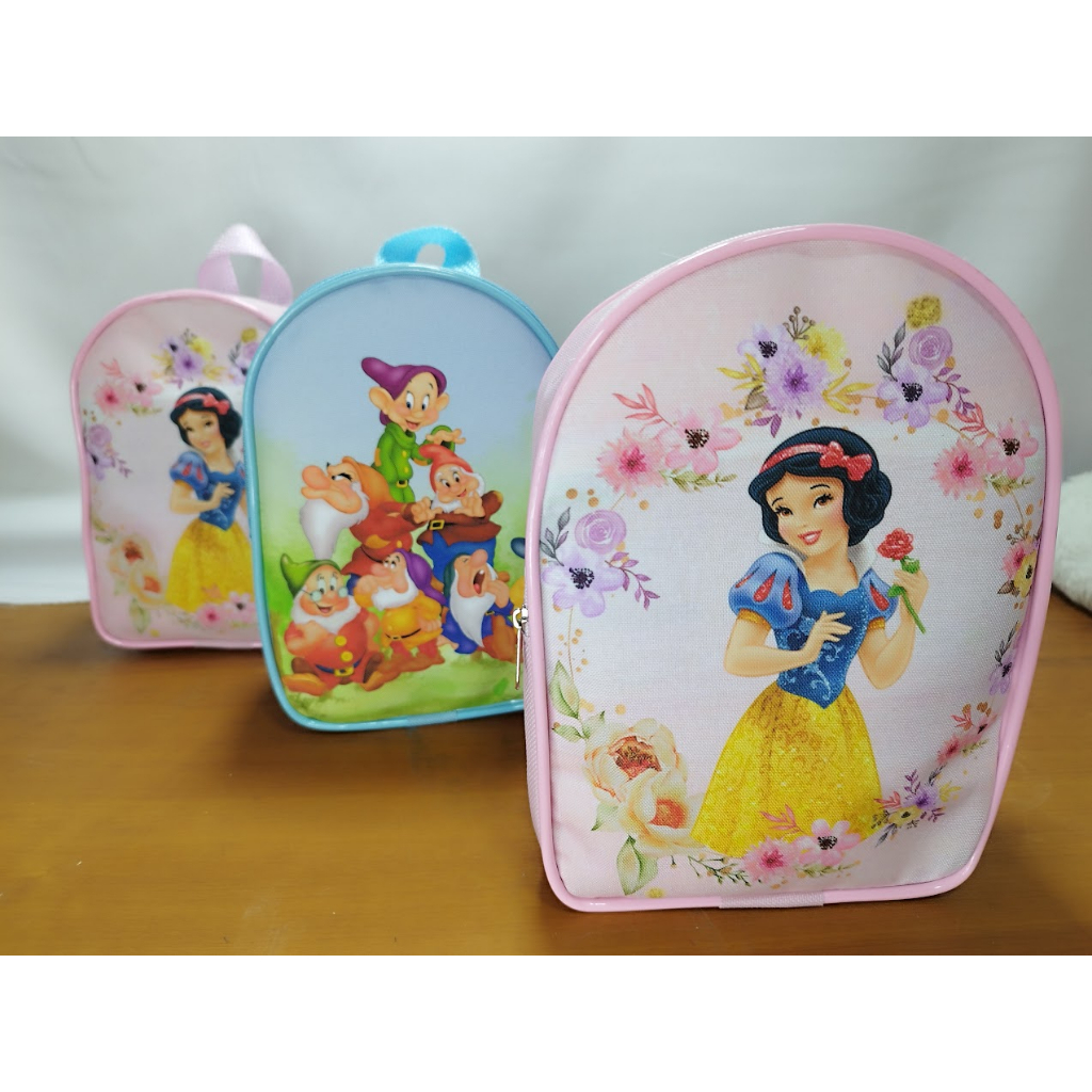 22 mochilinhas personalizadas, Branca de Neve, 7 anões, lembrancinha, festa infantil, aniversário