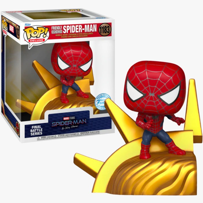 FUNKO POP MARVEL SPIDER-MAN NO WAY *DELUXE* SPIDER-MAN *EX* 1183 NOVO ORIGINAL