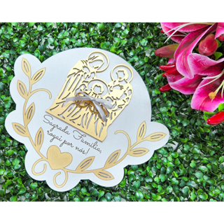 Porta Alianças Casamento Dourado Noiva Entrada Igreja Sagrada Família em Oferta na Shopee
