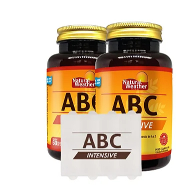 Polivitamínico - Abc Intensive Natural Weather - 60 Comprimidos - 2 Unidades GRÁTIS Porta Comprimido em Oferta na Shopee