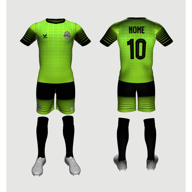 Uniforme Camiseta e Calção Jogador Goleiro Futebol Conjunto Kit Fardamento Futsal Dry 11